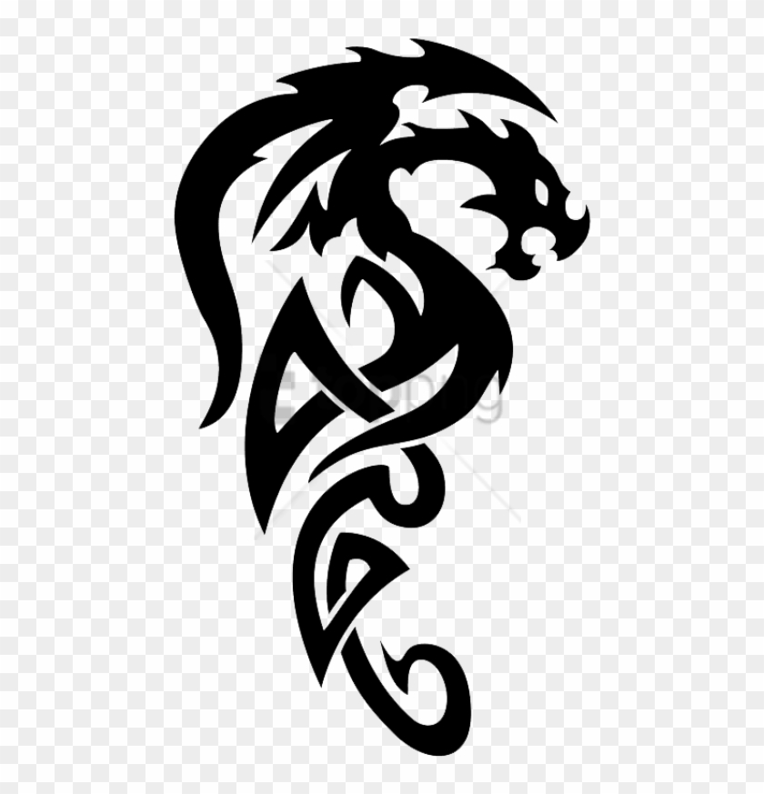 Henna Tattoo Designs Dragon Clipart #4547806