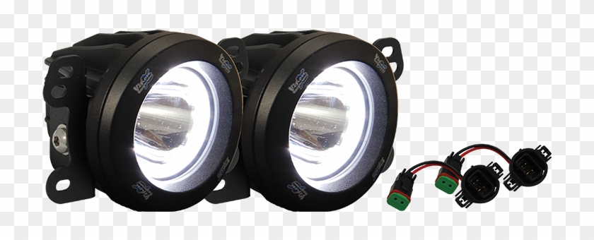 Vision X Halo Jeep Jk Led Fog Light Upgrade - Vision X Fog Lights Jeep Jk Clipart #4547967