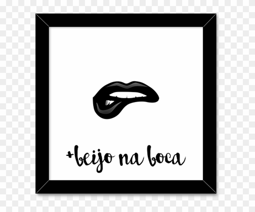 Beijo Na Boc - Calligraphy Clipart