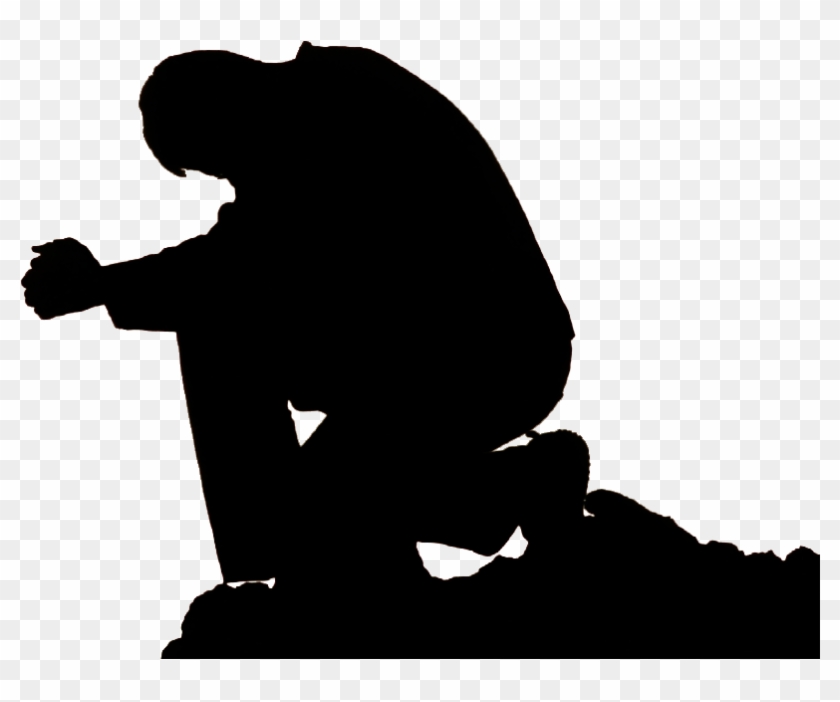 I Thank Him For Keeping Me Safe, Protecting Me From - Man Praying Clipart #4548587