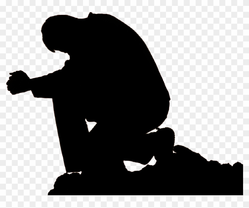 I Thank Him For Keeping Me Safe, Protecting Me From - Man Praying Clipart