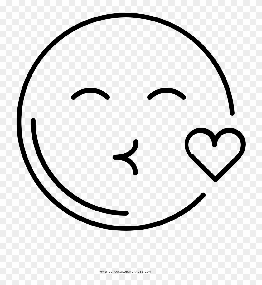 Kiss Coloring Page - Disegni Da Colorare Bacio Clipart