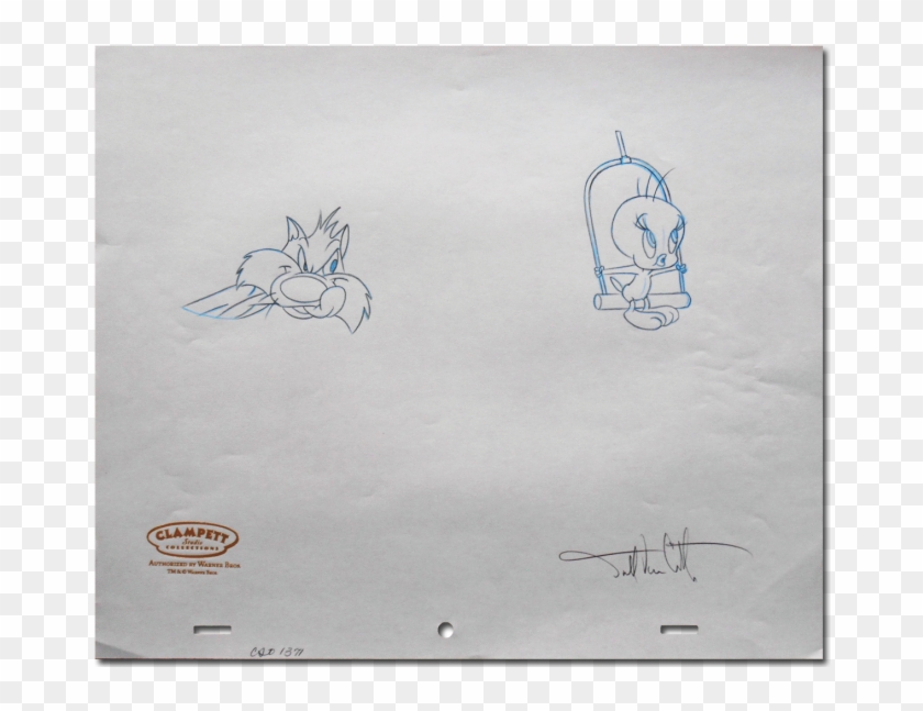 Warner Bros Animation, 1980s, Original Studio Art Graphite - Sketch Clipart