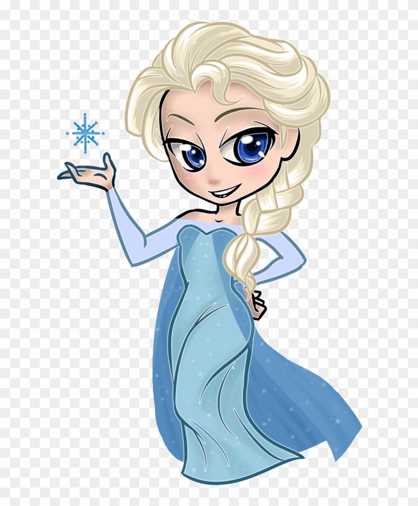 Elsa Chibi Png - Cartoon Clipart