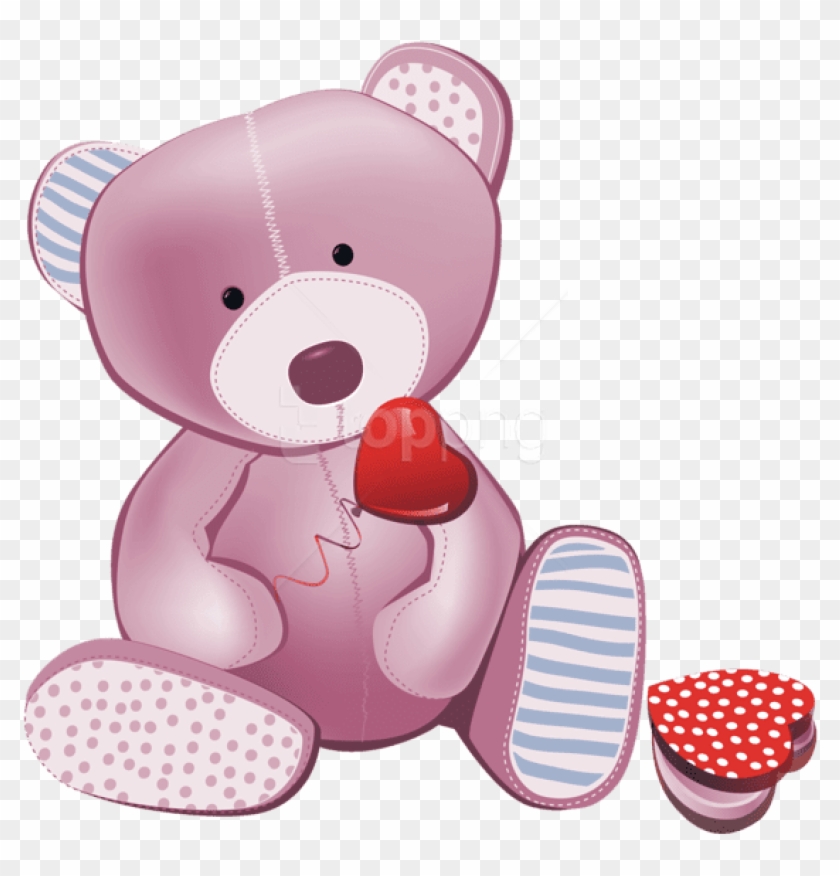 Free Png Download Pink Teddy Png Images Background - Pink Teddy Png Clipart #4549124