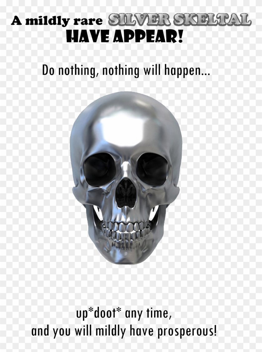Woke Meme Transparent Png Woke Meme Transparent - Silver Skull Transparent Clipart #4549259