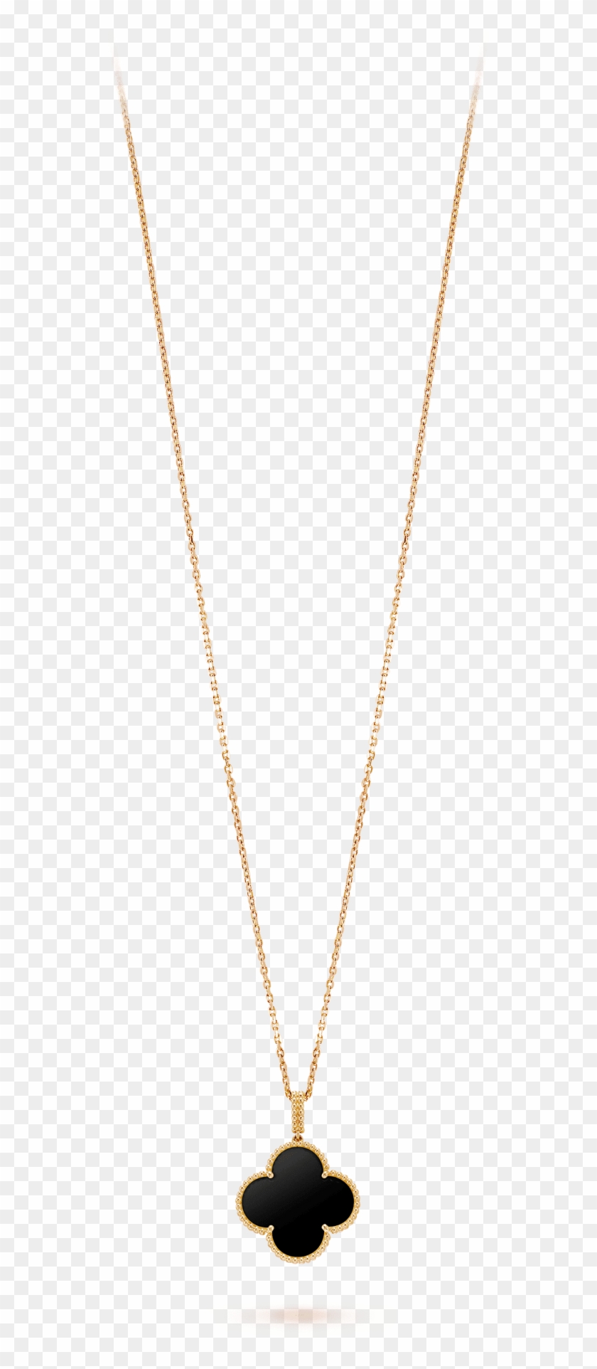 Magic Alhambra Long Necklace, 1 Motif, - Silver Chanel Necklace Clipart