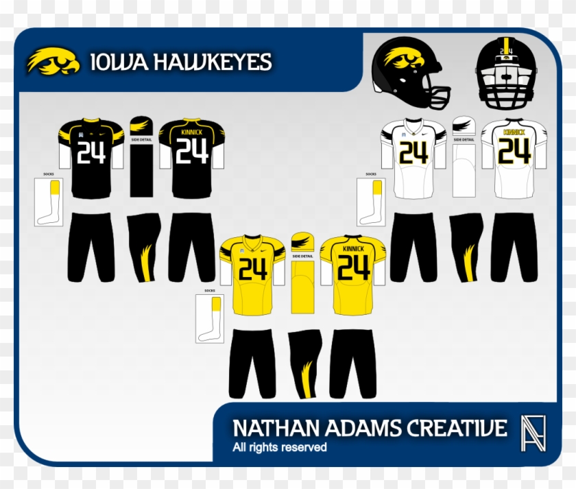Iowaunivhawkeyes - New Nfl Uniforms 2010 Clipart #4549498