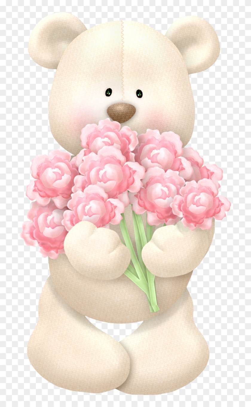 Фотки Love Bear, Cute Images, Cute Pictures, Scrapbook - Ursinho Com Flor Desenho Clipart