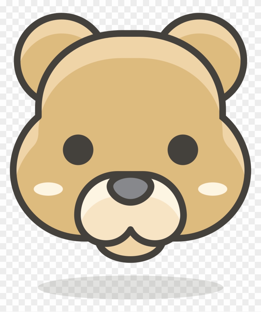Bear Face Png Transparent Background - Drawing Clipart