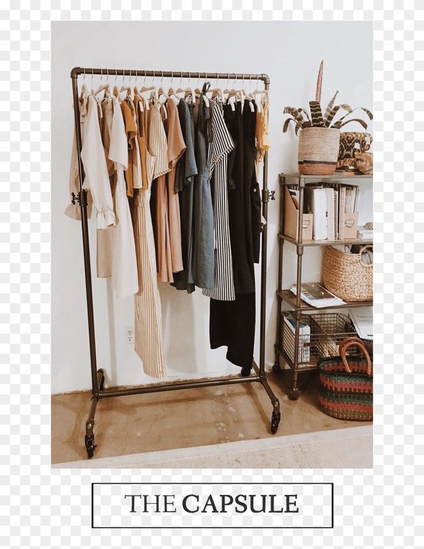 Discover How To Create Your Perfect Spring Capsule - Open Clothing Rack Clipart