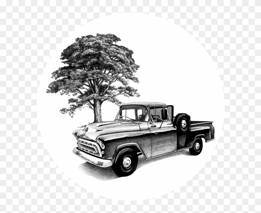 Employ Ase Certified Technicians - Vintage Truck Illustration Clipart #4550658