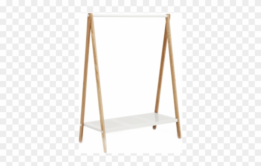 Toj Clothes Rack White, Large - Plywood Clipart