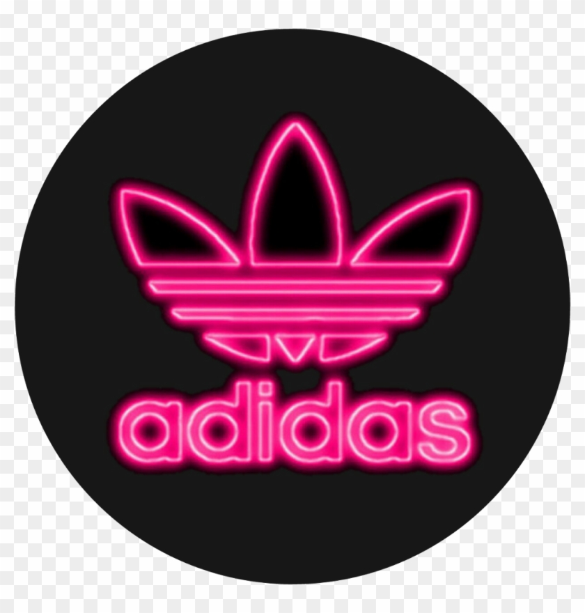 adidas logo rosa