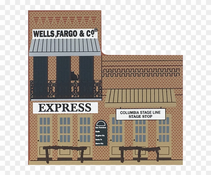 Columbia Wells Fargo, California Gold Rush Series Clipart