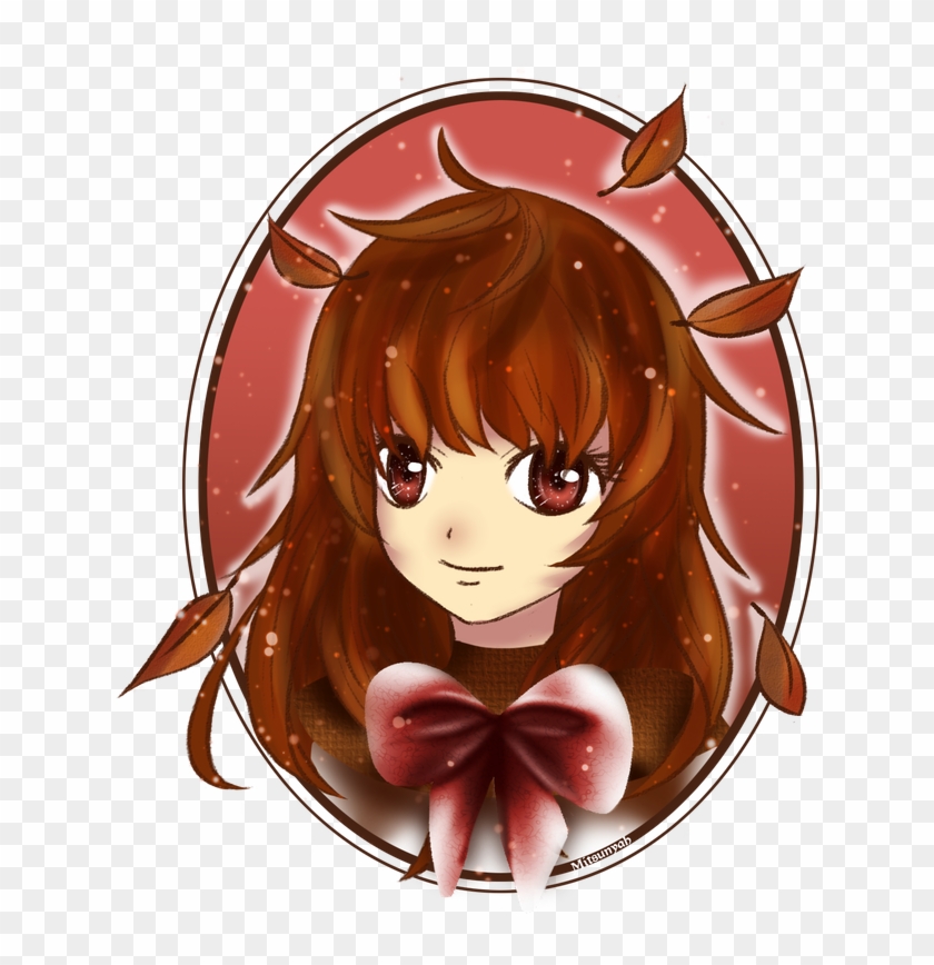 Automne Fille Steemit - Cartoon Clipart