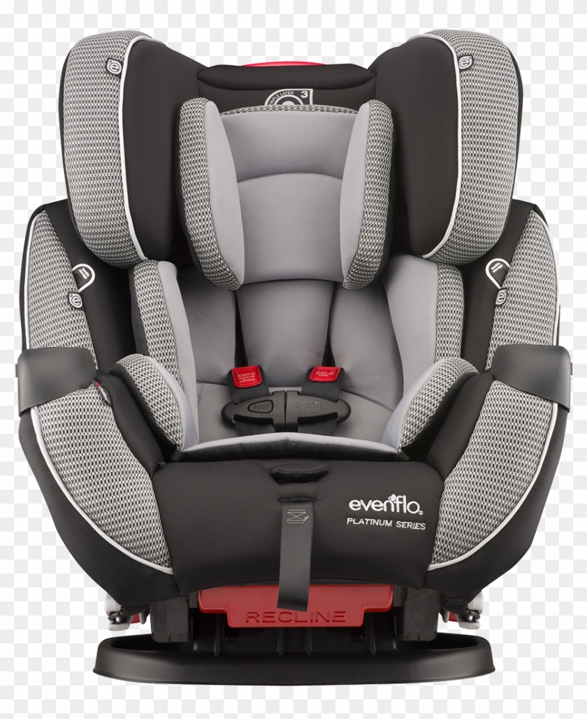 Evenflo Symphony Dlx Car Seat One Size , Png Download - Car Seat Clipart