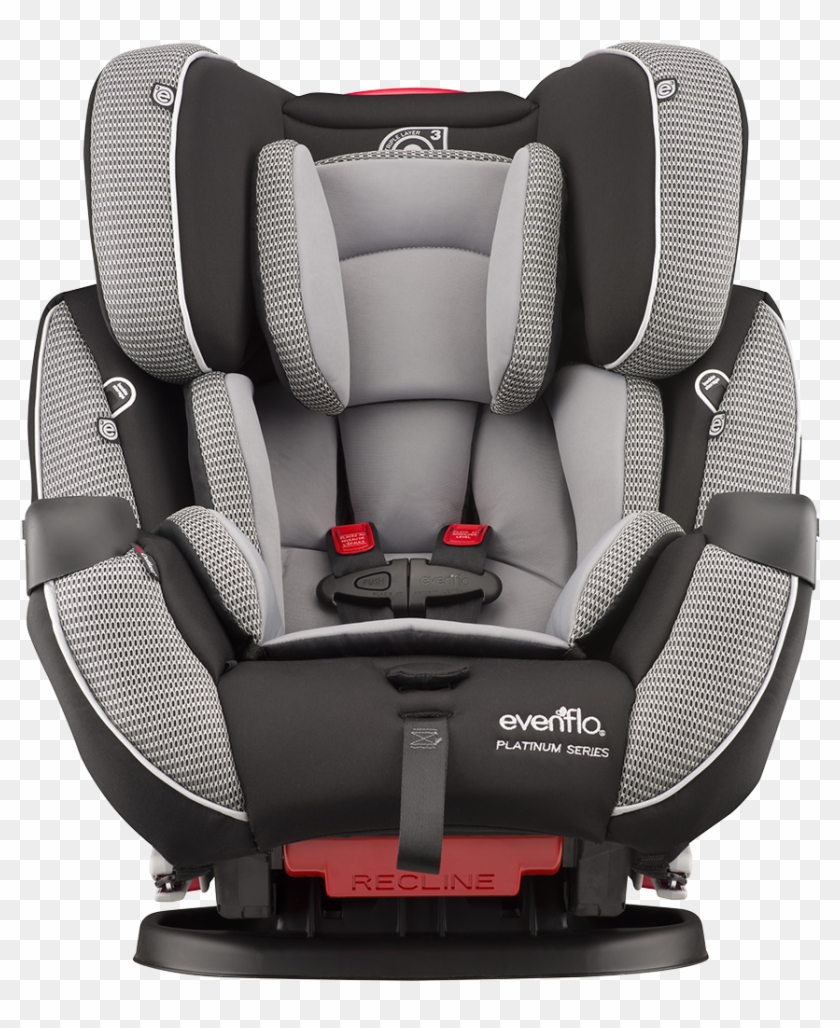 Evenflo Symphony Dlx Car Seat One Size , Png Download - Car Seat Clipart #4553383