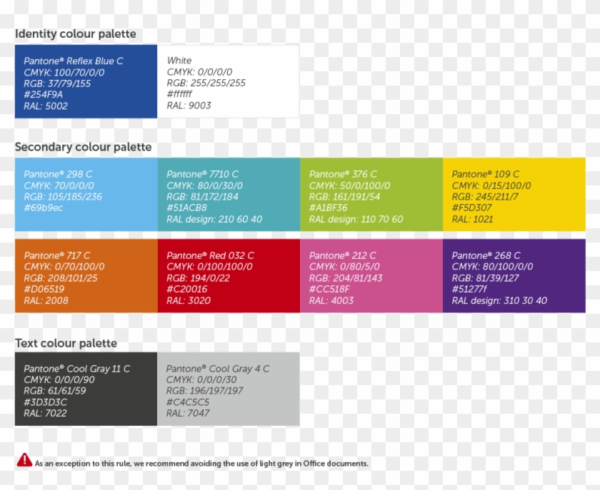 The Reference Colours - Couleur Gris Clair Cmjn Clipart