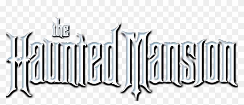 The Haunted Mansion - Calligraphy Clipart