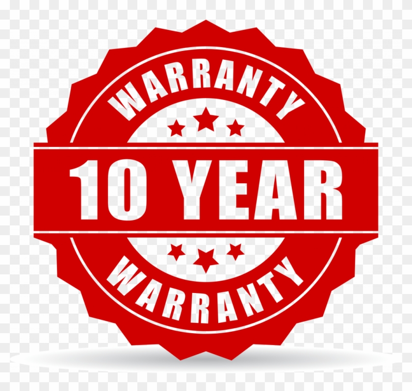 10 Year Warranty Png - Emblem Clipart