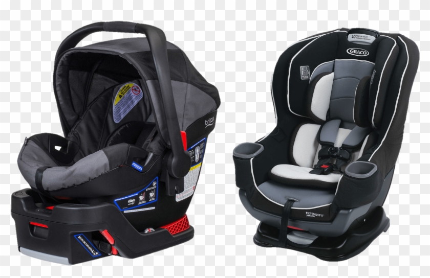 Car Seat - Britax B Safe 35 Blue Clipart