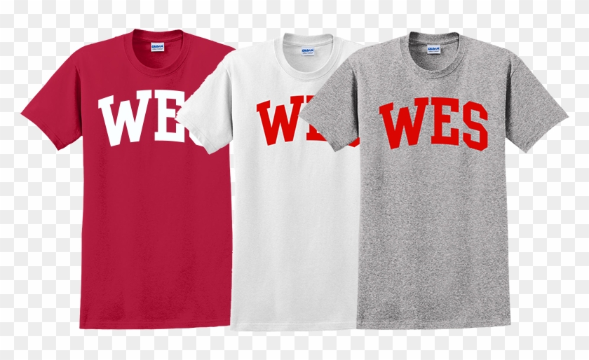 Wes Cotton Printed Tshirt - Active Shirt Clipart #4554379