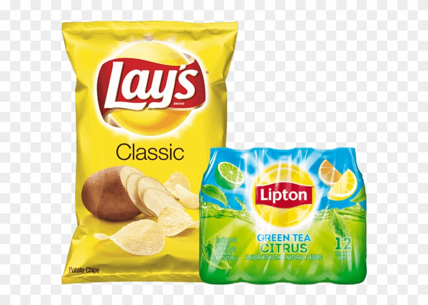 50 For Lay's® Potato Chips & Lipton® Iced Tea Combo - Lay's Classic Potato Chips 1 Oz Clipart