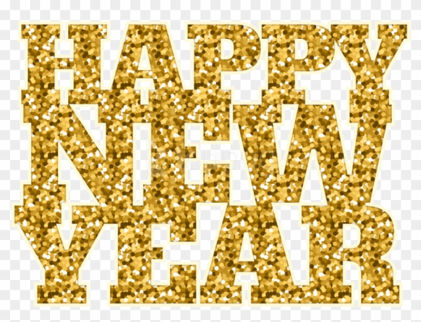 Free Png Happy New Year Gold Png - Happy New Year Name Png Clipart