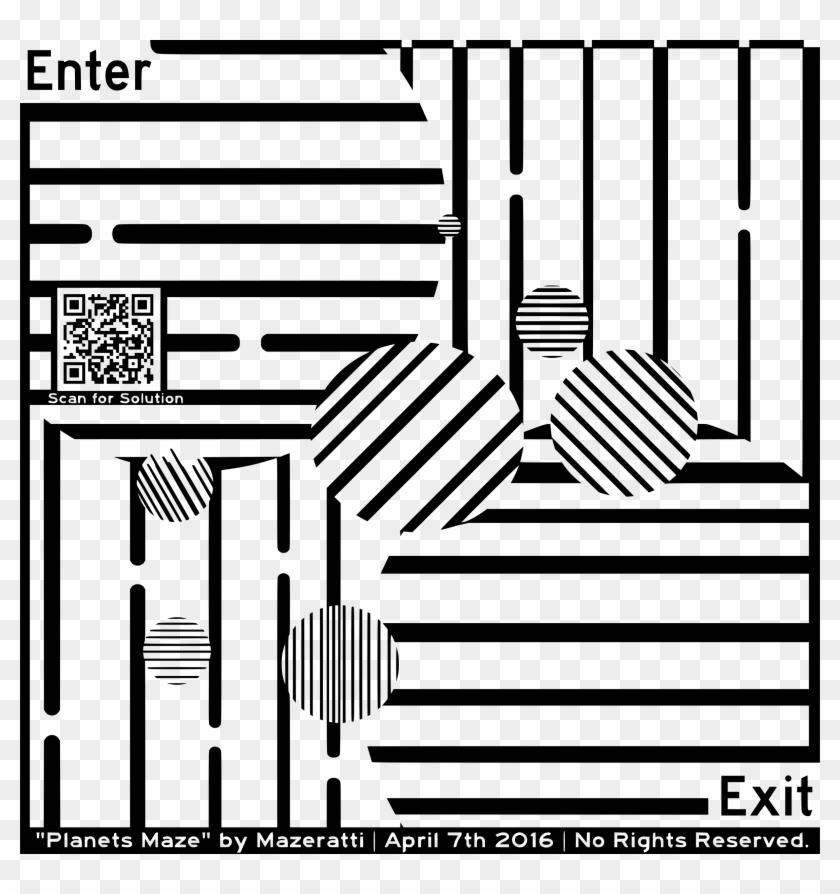 This Free Icons Png Design Of Planets Maze - Illustration Clipart #4555422