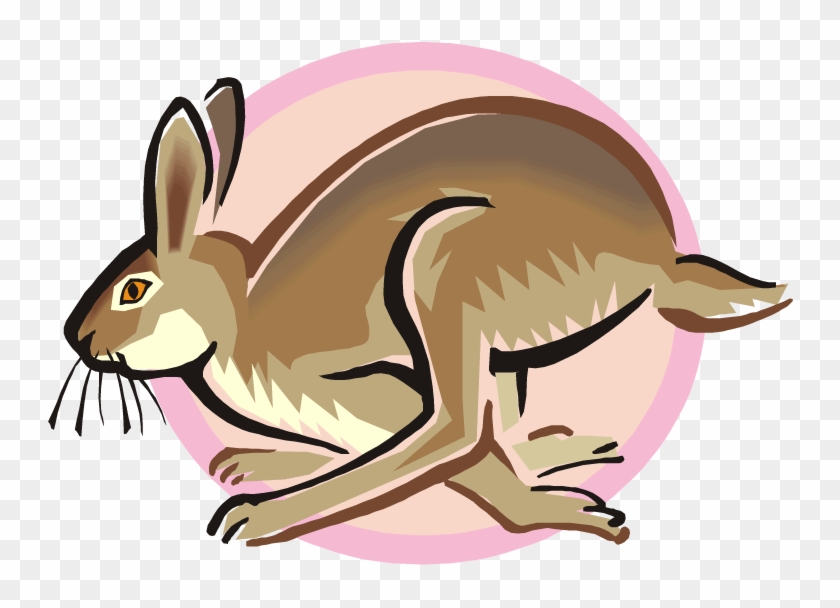 Free Rabbit Clipart Png - Cartoon Hopping Rabbit Transparent Png