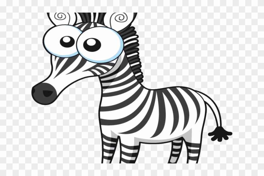 Zebra Clipart Lion - ลาย เส้น รูป การ์ตูน - Png Download #4555831
