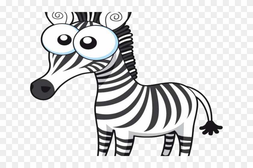 Zebra Clipart Lion - ลาย เส้น รูป การ์ตูน - Png Download