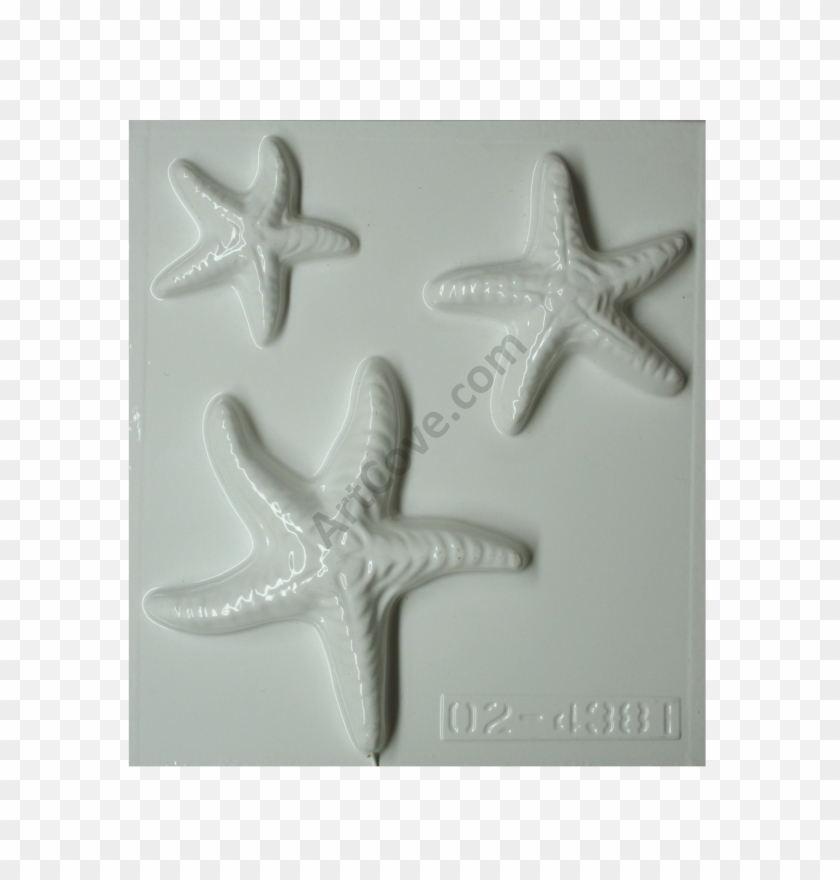 3 Starfish Plaster Mold - Starfish Clipart #4555993