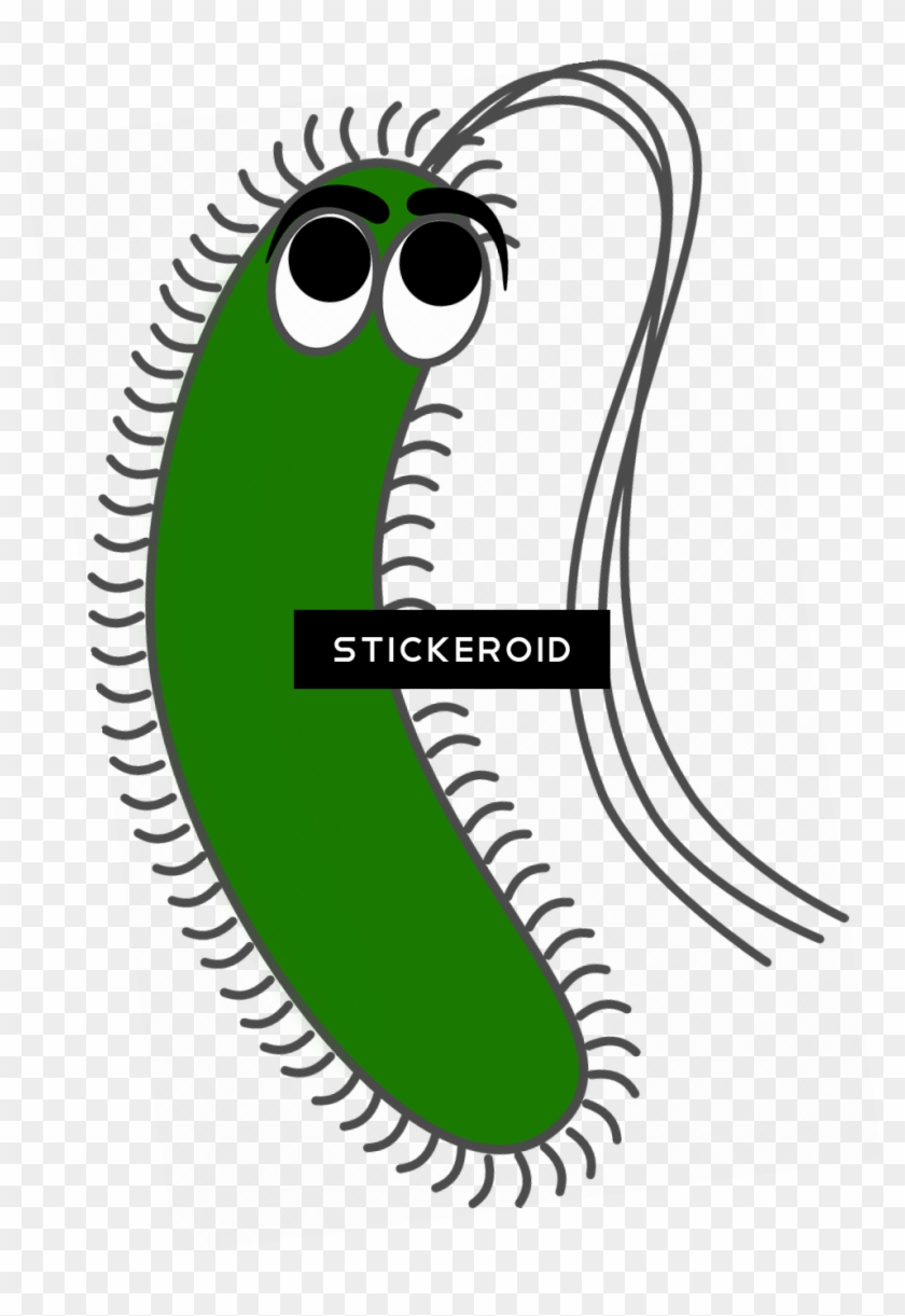 Bacteria Png Sad - Cilia And Flagella Cartoon Clipart