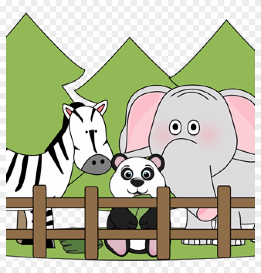 Zoo Clipart Zebra - تصویرسازی باغ وحش - Png Download #4556119