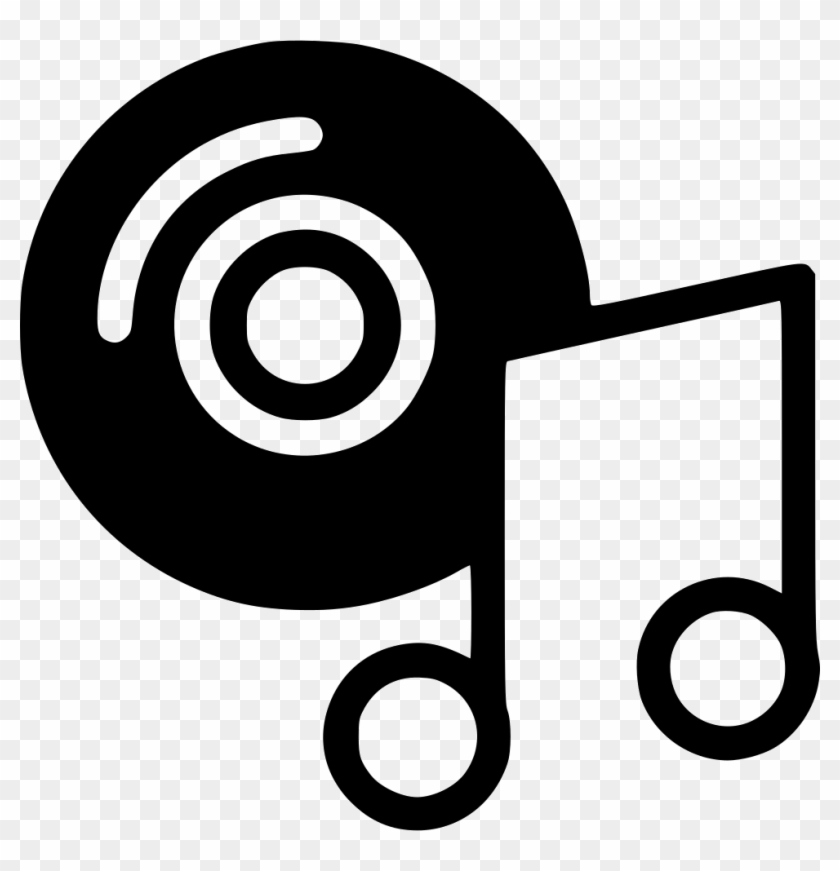 Music Note Cd Dvd Comments - Circle Clipart