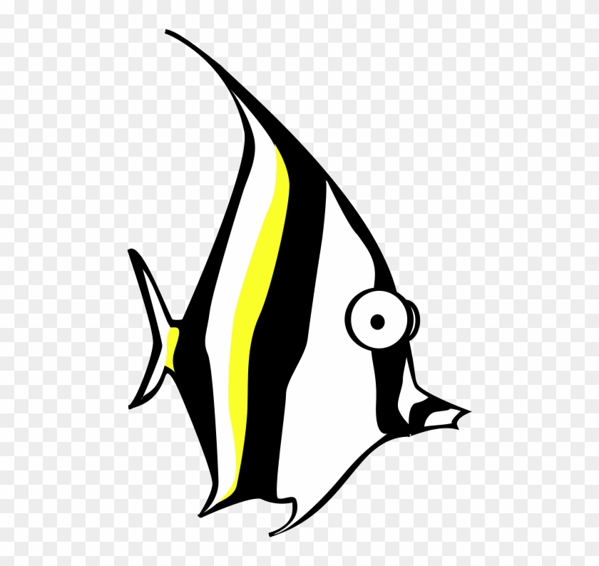 Zebra Clip Art Download - Draw A Zebra Fish - Png Download