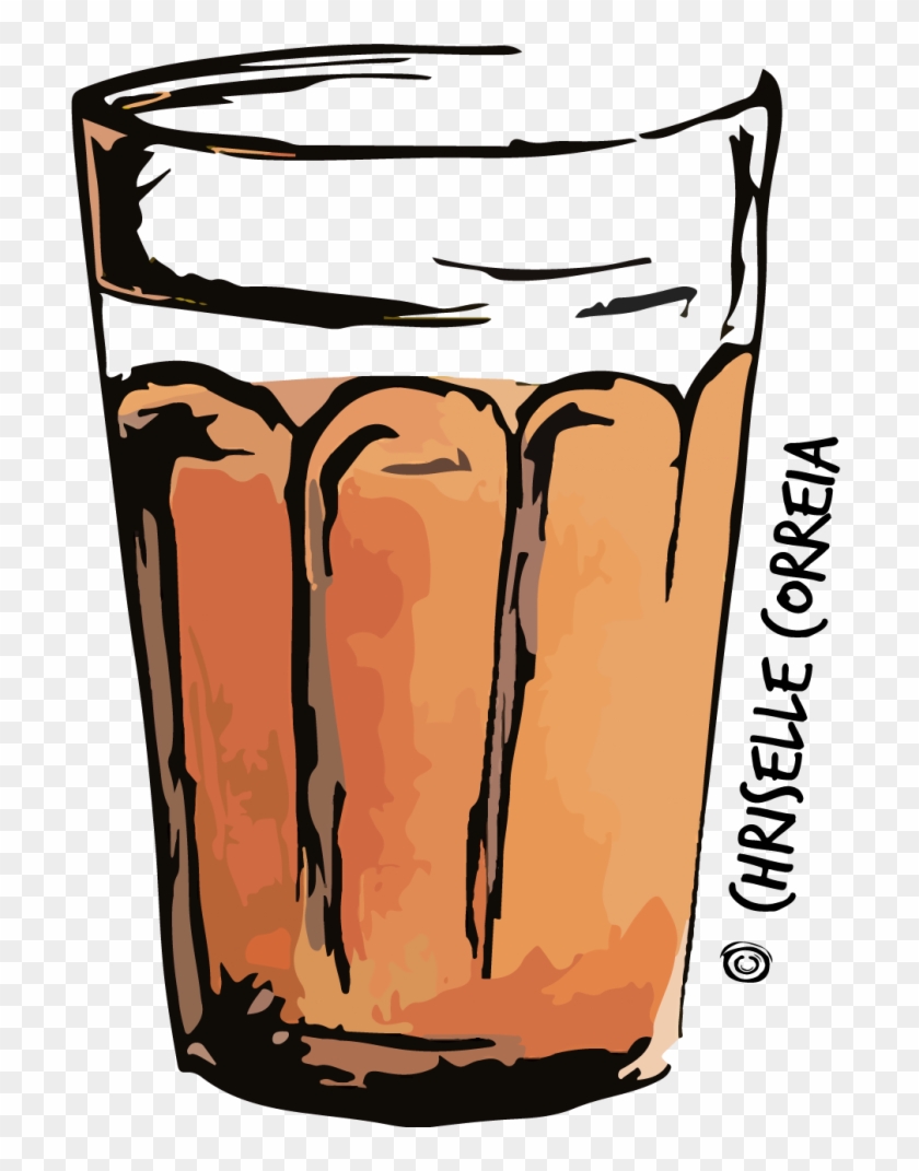 Cropped Once Upon A Chai Glass - Clinica Nuestra Señora De Los Remedios Clipart