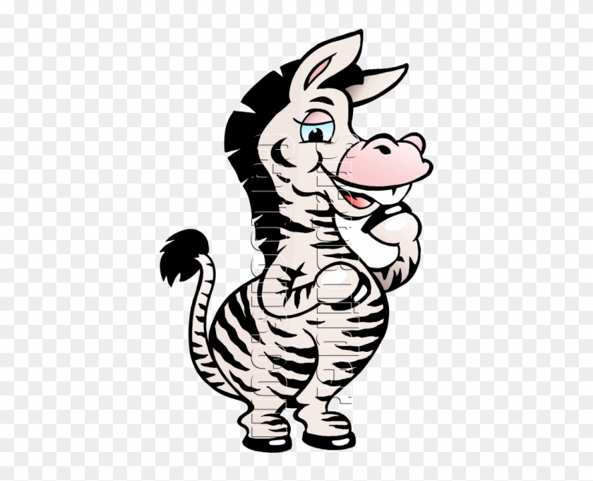Legs Clipart Zebra - Zebra Standing On Hind Legs - Png Download