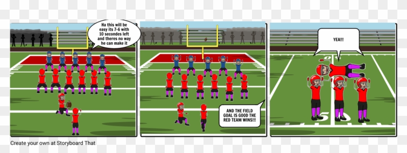 Football Game - Cartoon Clipart
