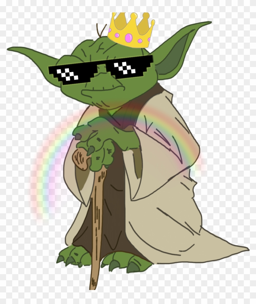 Yoda Sticker - Cartoon Clipart