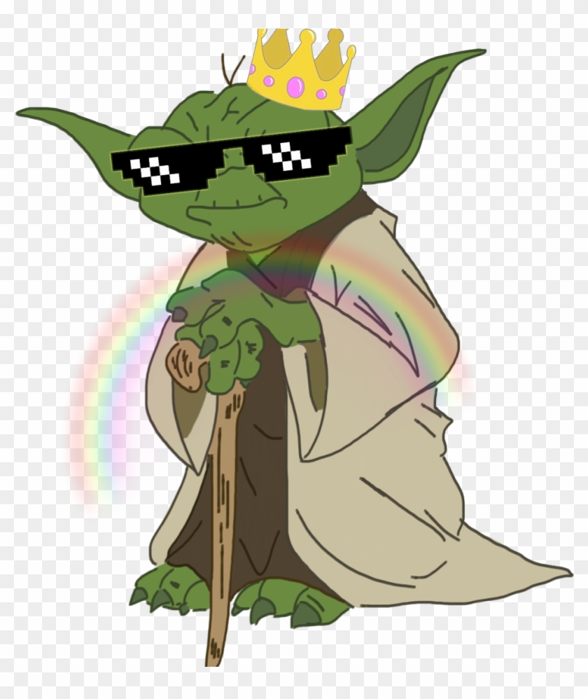 Yoda Sticker - Cartoon Clipart #4556851