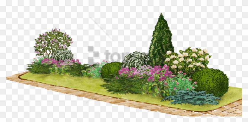 Free Png Клумба Png Image With Transparent Background - Lobelia Clipart