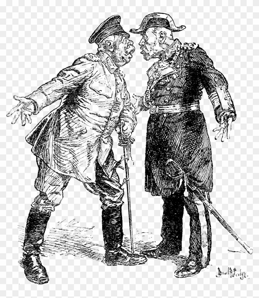 Punch's History Of The Great War P270 - Sketch Clipart