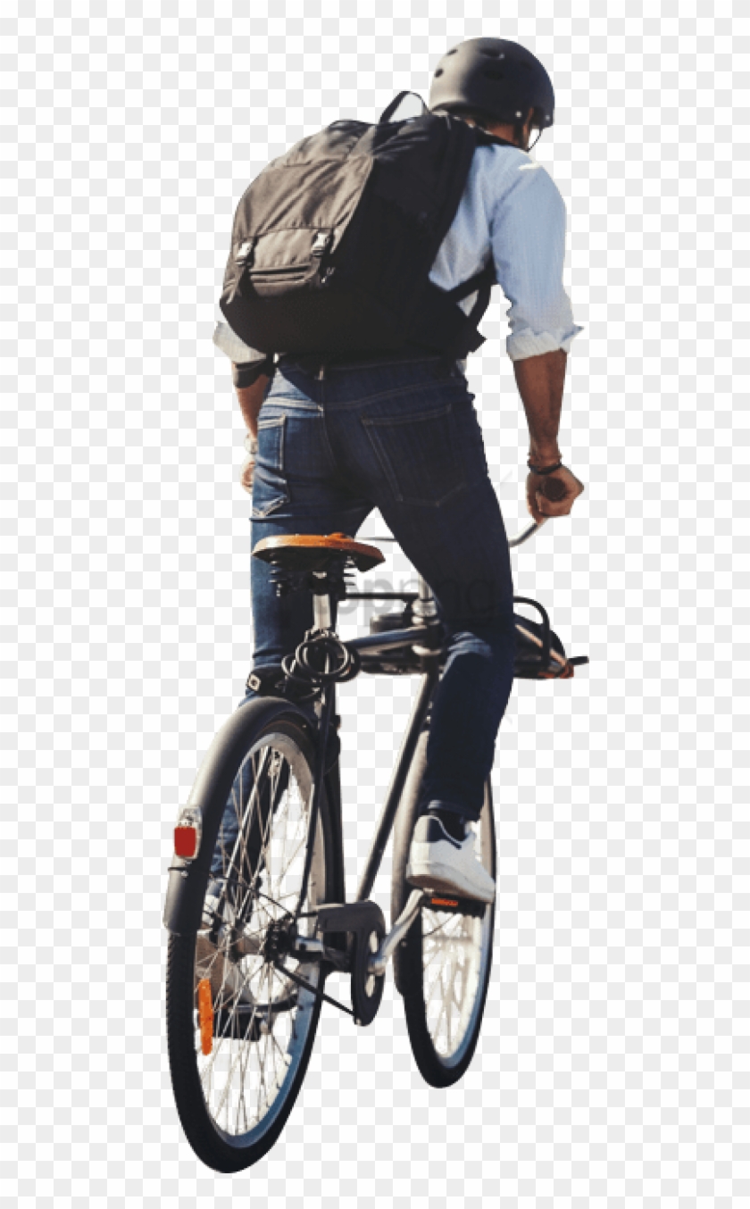 Free Png Riding City Bike Png Image With Transparent - People Riding Bike Png Clipart #4557663