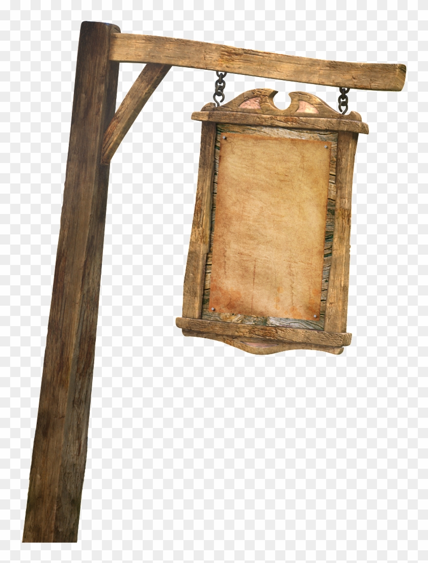Wooden Sign Post Png Clipart