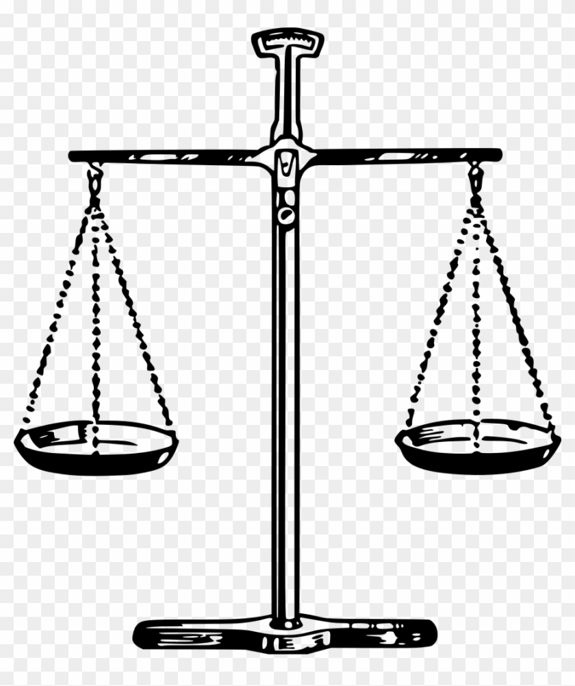 Download Png - Scales Of Justice Clipart #4557673