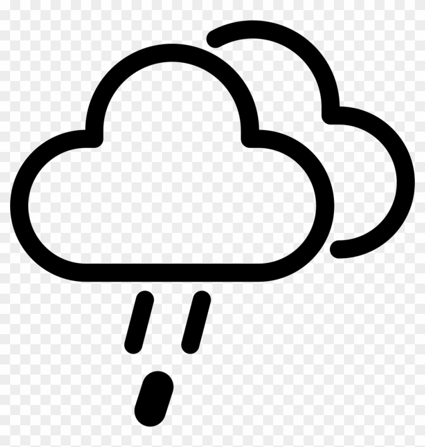 Light Rain To Rain Comments - Heavy Rain Icon Rain Clipart #4557713