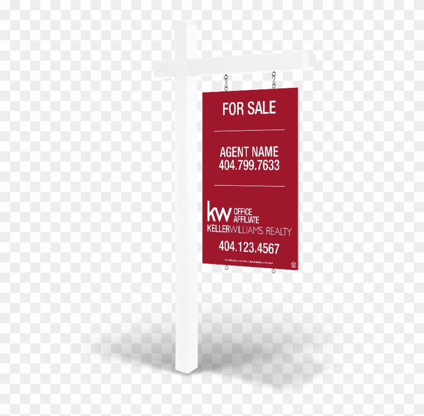 2' X 3' Wood Post With Hanging Panel - Banner Clipart
